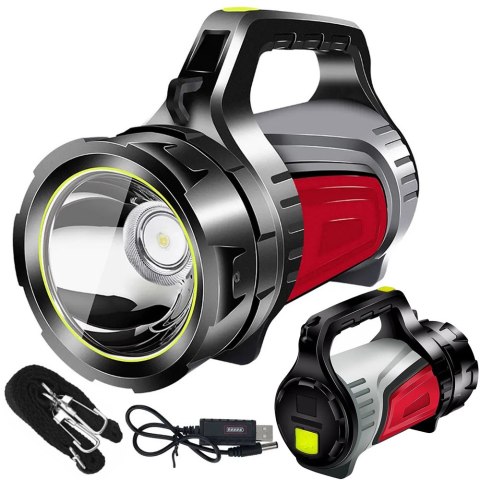 Nowoczesna latarka LED z funkcją powerbanku dla aktywnych
