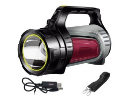 Nowoczesna latarka LED z funkcją powerbanku dla aktywnych