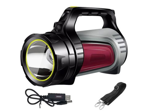 Nowoczesna latarka LED z funkcją powerbanku dla aktywnych