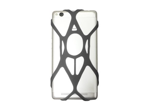 Nowoczesny uchwyt na telefon rowerowy - aluminium, regulacja szerokości