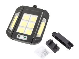 Lampa solarna LED czujnik ruchu zmierzchu pilot