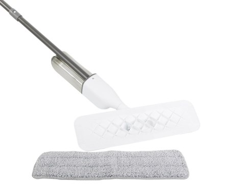 Mop spryskujący płyn biały obrotowy solidny spray 3x zapasowe wkłady
