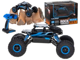 Samochód terenowy dla pasjonatów RC - niebieski Rock Crawler 1:18