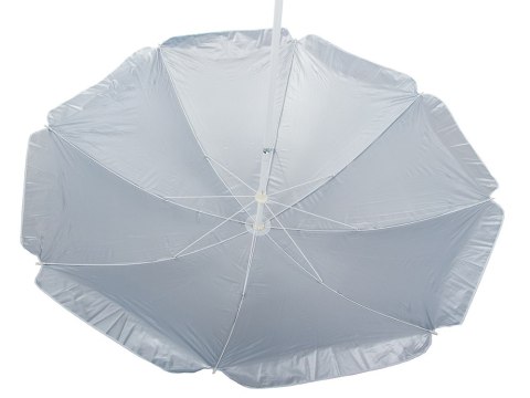 Nowoczesny parasol plażowy z systemem UV dla komfortu w słońcu i wietrze