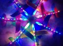 Nowoczesny samolot styropianowy LED 47 cm - świetna zabawa dla dzieci