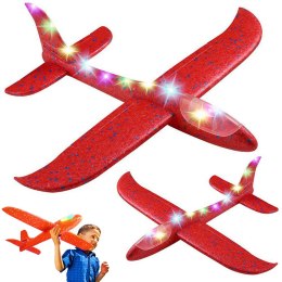 Samolot styropianowy z diodami LED - innowacyjna zabawa w powietrzu dla dzieci!