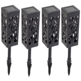 Lampa solarna dekoracyjna stojąca - zestaw 4 sztuki