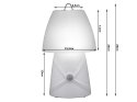 Nocna lampka czujnik ruchu LED dzieci biurkowa zmiana koloru biała