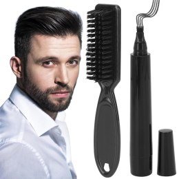 Szczotka do stylizacji brody z markerem - kompletny zestaw do pielęgnacji
