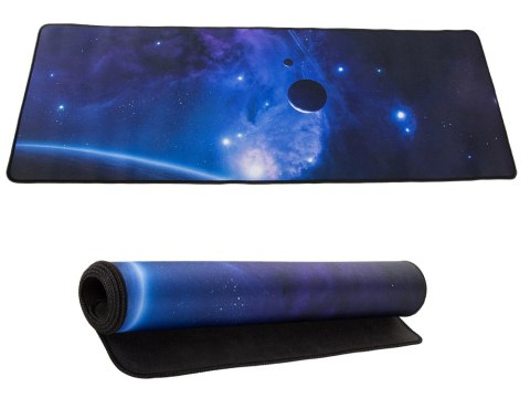 Duża podkładka pod mysz z motywem kosmosu 80x30 cm