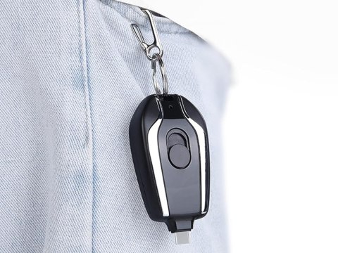 Powerbank ładowarka przenośna brelok do kluczy USB C 1500mah