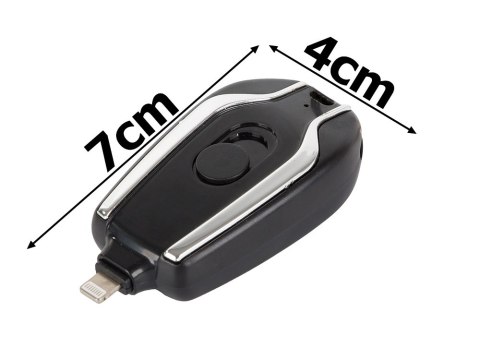 Powerbank ładowarka przenośna brelok do kluczy USB C 1500mah