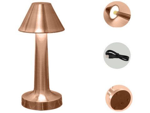 Lampa nocna z regulacją jasności - stylowa i funkcjonalna