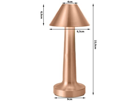 Lampa nocna z regulacją jasności - stylowa i funkcjonalna