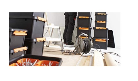 Skrzynia warsztat TRWAŁA zamykana 15l klamry do 80kg -30 do 90 stopni