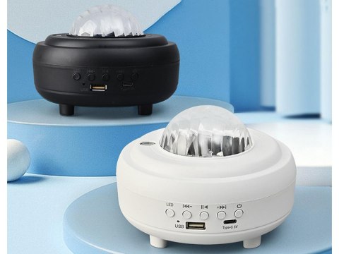 Nowoczesny projektor nocny z głośnikiem Bluetooth do pokoju dziecięcego