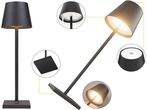 Nowoczesna lampka nocna z dotykowym sterowaniem