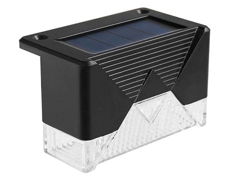 Lampki solarne 4 szt ogrodowe LED na schody taras płot czujnik zmierzchu