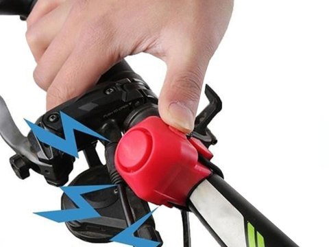 Nowoczesny dzwonek rowerowy z klaksonem 130 dB dla pełnego bezpieczeństwa na drodze