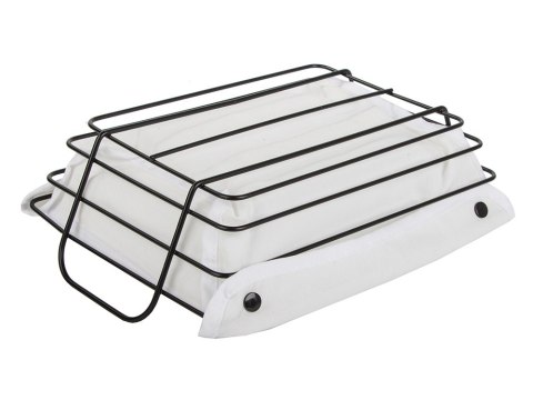 Koszyk do kuchni - metalowy organizer z wyściółką do owoców i pieczywa