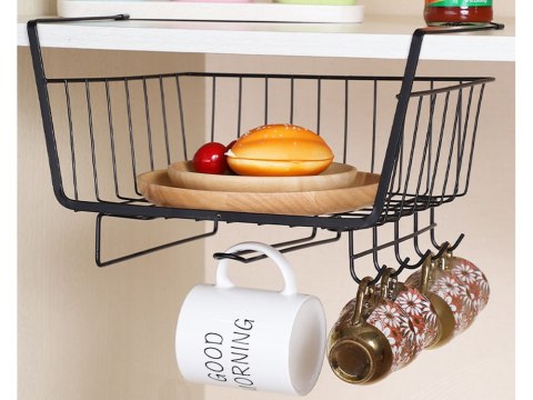 Nowoczesny organizator podwieszany z 6 haczykami na papier