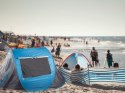 Nowoczesny namiot plażowy pop-up z zamkiem błyskawicznym