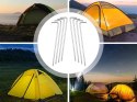 Nowoczesne szpilki do namiotów - stalowe 22cm, zestaw 10 sztuk