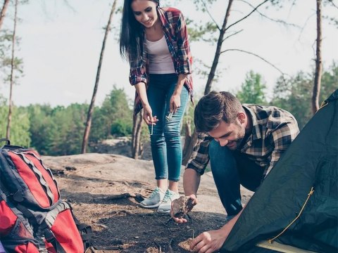 Nowoczesne stalowe szpilki do namiotu - 10 szt. dla każdego kempingowca!
