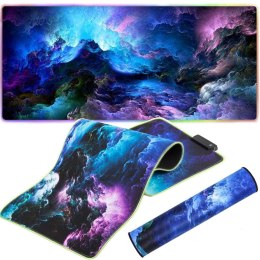 Nowoczesna podkładka pod mysz LED RGB dla graczy