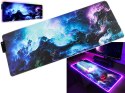 Nowoczesna podkładka pod mysz LED RGB dla graczy
