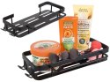 Półka Loftowa do Łazienki i Kuchni - Metalowy Wieszak w Kolorze Czarnym