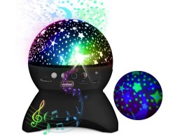 Nowoczesny projektor gwiazd z funkcją głośnika Bluetooth i lampką nocną