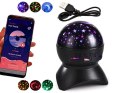 Nowoczesny projektor gwiazd z funkcją głośnika Bluetooth i lampką nocną