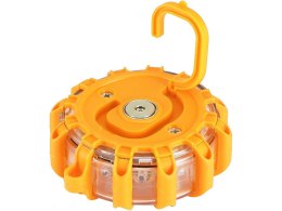 Mocna Lampa Ostrzegawcza LED 360° z Magnesem i Haczykiem dla Twojego Bezpieczeństwa