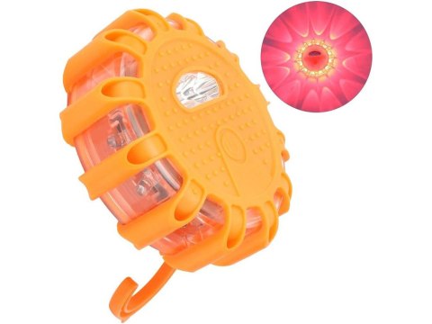 Mocna Lampa Ostrzegawcza LED 360° z Magnesem i Haczykiem dla Twojego Bezpieczeństwa