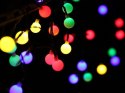 Nowoczesna Girlanda Ogrodowa Solarna z 40 LED Multikolor