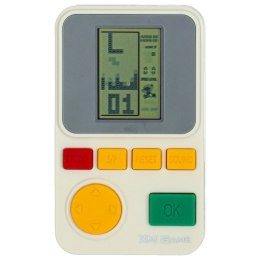 Gra elektroniczna zręcznościowa przenośna konsola w białym kolorze