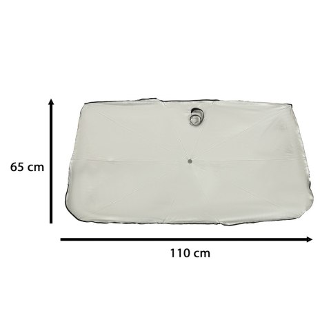 Nowoczesny parasol przeciwsłoneczny na przednią szybę samochodu 65x110cm