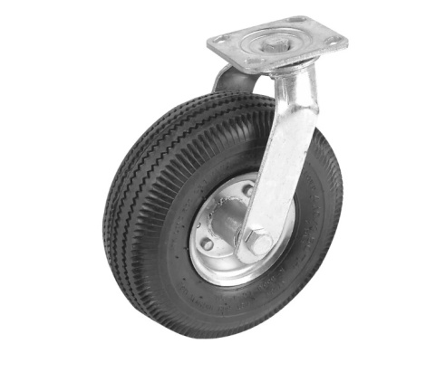 Koło transportowe skrętne płytce 25cm 136kg