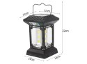 Wielofunkcyjna lampa solarna z czujnikiem zmierzchu i pilotem, 60 LED COB