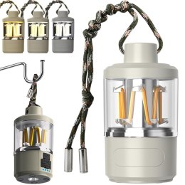Lampa LED do biwaku - mobilna latarka z powerbankiem