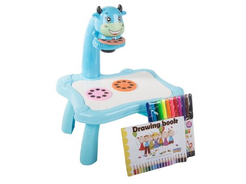 Nowoczesny projektor do rysowania z fontanną kreatywności dla dzieci