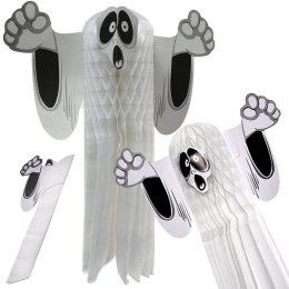 Duchowy nastrojowy duszek na Halloween - dekoracja 3D dla każdego przyjęcia