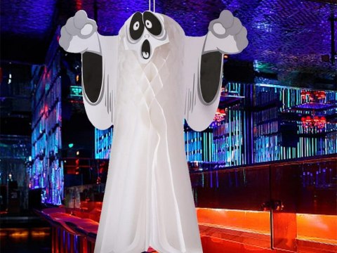 Duch 3D - Papierowa zawieszka na Halloween