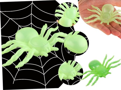 Strachy Pajęczne - Fluorescencyjna Dekoracja Halloweenowa