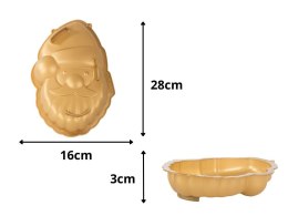 Duża forma do pieczenia Mikołaja - idealna na świąteczne wypieki