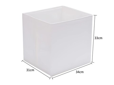 Nowoczesny organizer do przechowywania ubrań i pościeli 31x34x33cm