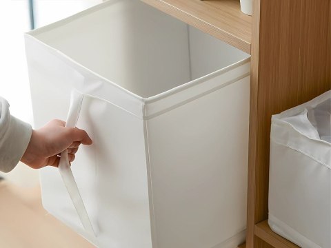 Nowoczesny organizer do przechowywania ubrań i pościeli 31x34x33cm