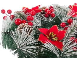 Świąteczny Wianek Ozdobny na Drzwi i Ścianę - Magia Bożego Narodzenia w Twoim Domu