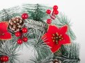 Świąteczny Wianek Ozdobny na Drzwi i Ścianę - Magia Bożego Narodzenia w Twoim Domu